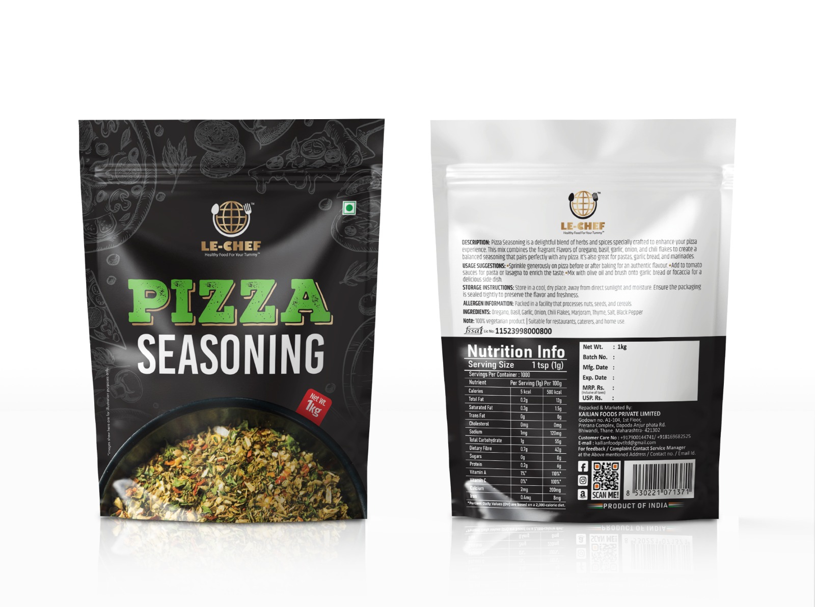 PIZZA SEASONING 12 X 1 KG - Image 3