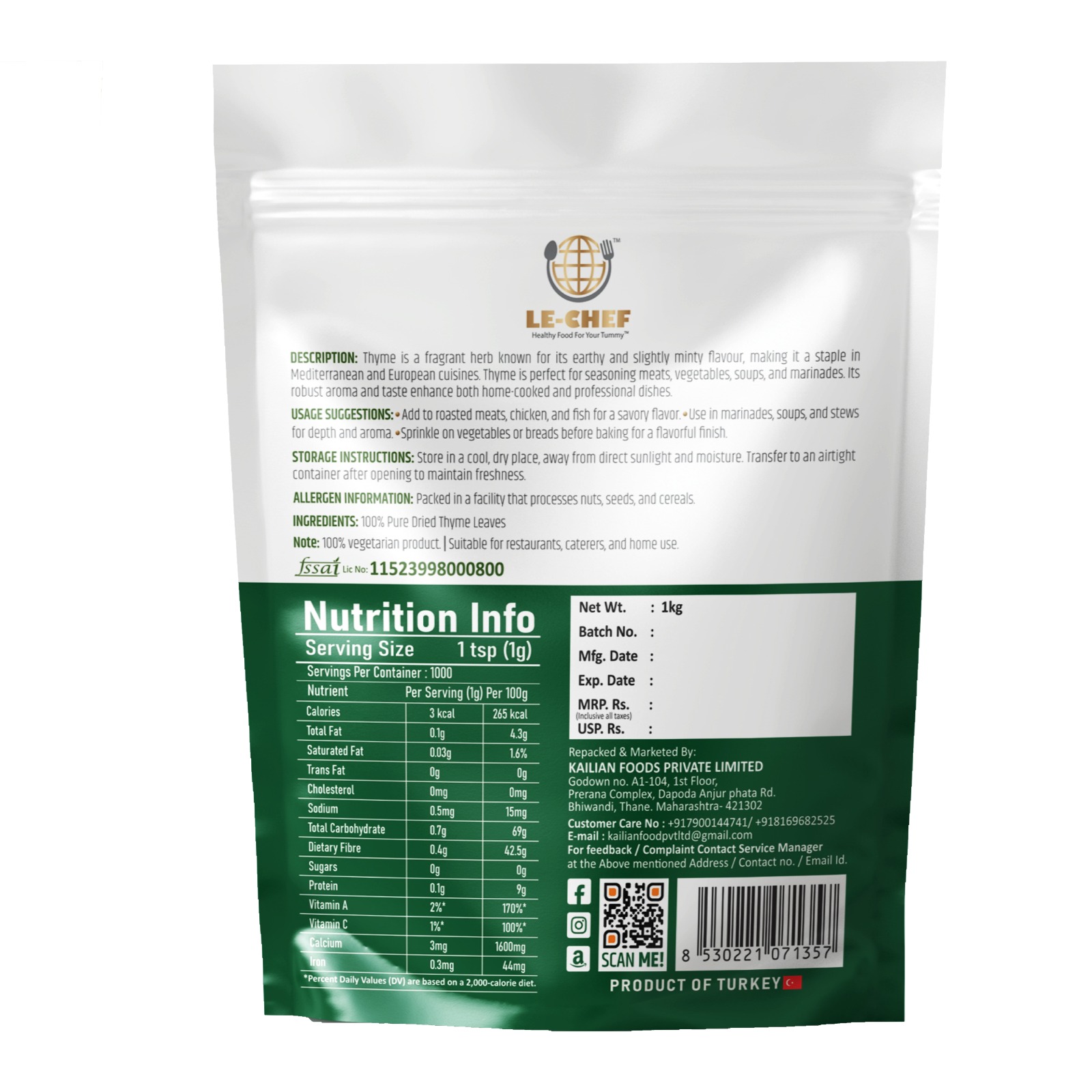 THYME 12 X 1 KG - Image 2