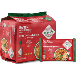 TABASCO® Ramen Instant Noodles – Spicy Chicken Delight (5  x 75g)